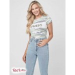 Жіноча Футболка GUESS Factory (Kinley Tee) 63419-01 Salvia Sage Мульті