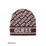 Женская Шапочка GUESS Factory (Sporty Logo Print Beanie) 56979-01 Wine