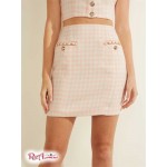 Женская Юбка GUESS (Bella Tweed Skirt) 64419-01 Балет Розовый Мульти