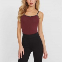 Женское Боди (Evanne Logo Tape Bodysuit) 63349-01 Mystic Wine