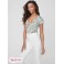 Жіночий Топ (Cerise Studded Split-Neck Top) 64169-01 Enduring Love Ocean Breez