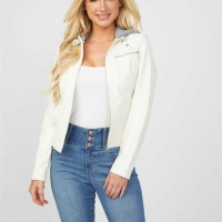 Женская Куртка (Alistar Faux-Leather Jacket) 57689-01 Молочныйy Белый