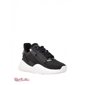 Женские Сникерсы (Bailian Side-Zip Sneakers) 59989-01 Черный 001