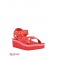 Женские Сандалии (Fraylynn Logo Platform Sandals) 56909-01 Средний Красный