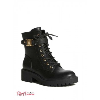 Жіночі Черевики (Saisies Combat Boots) 56919-01 Чорний1