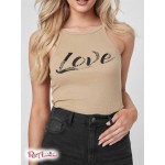 Жіночий Танк GUESS Factory (Elvie Rhinestone Tank) 63249-01 Desert Mud