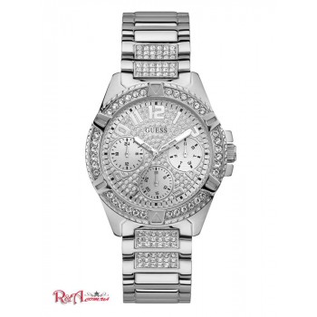 Чоловічий Годинник (Rhinestone Silver-Tone Multifunction Watch) 41389-01 Срібло
