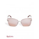 Женские Солнцезащитные Очки GUESS (Tinted Cat-Eye Sunglasses) 42729-01 Shiny Розовый / Бордовый Mir