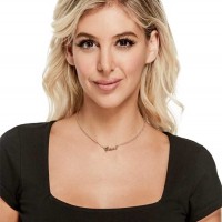 Жіноче Намисто (Gold-Tone Script Logo Necklace) 64159-01 Золото