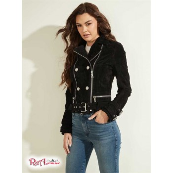 Жіноча Куртка (Olivia Suede Moto Jacket) 58859-01 Jet Black Multi