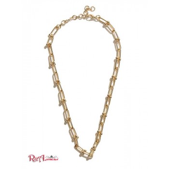 Женское Ожерелье (14KT Ball Paperclip Chain Necklace) 64649-01 Золото