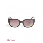 Женские Солнцезащитные Очки GUESS (Tortoise Square Sunglasses) 42709-01 Темная Гавана / Градиент Брн