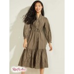 Жіноче Сукня GUESS (Natia Maxi Dress) 58899-01 Asphalt Зелений Мульті Жіноче Сукня GUESS (Natia Maxi Dress) 58899-01 Asphalt Зелений Мульті