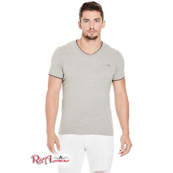 Чоловіча Футболка (Armin Heathered V-Neck Tee) 4840-01 Light Heather Gray