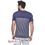 Чоловіча Футболка GUESS Factory (Ganton Marled V-Neck Tee) 4960-01 Індиго Jeans
