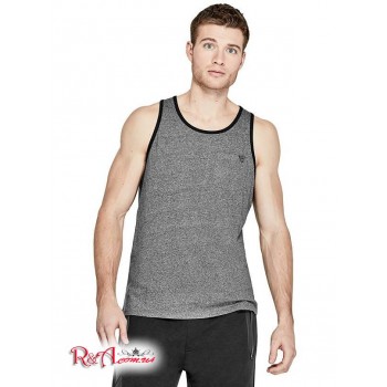 Чоловічий Танк (Roy Marled Tank) 1490-01 Реактивний Чорний Мульті