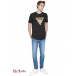 Мужская Футболка GUESS Factory (Porter Logo Tee) 29401-01 Реактивний Черный