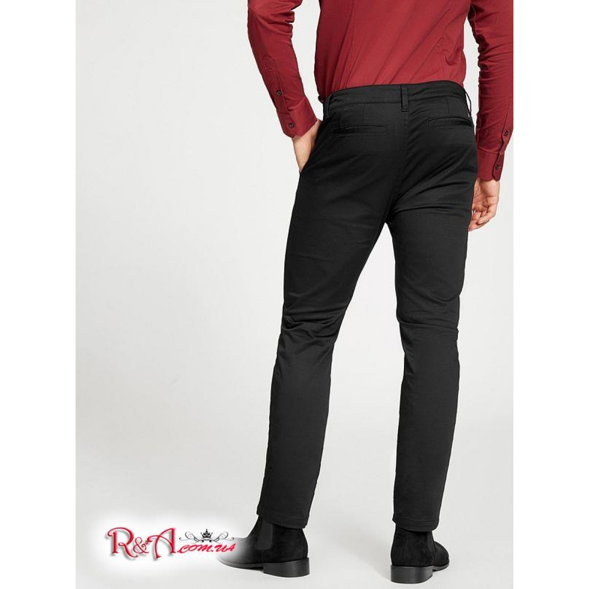 black skinny slacks mens