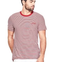 Мужская Футболка (Dev Striped Crew Tee) 1551-01 Varsity Красный