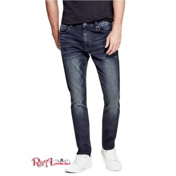 Чоловічі Джинси (Scotch Skinny Jeans) 702-01 Темна Мийка