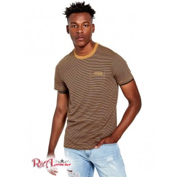 Чоловіча Футболка (Dev Striped Crew Tee) 21423-01 Dorado Золотий