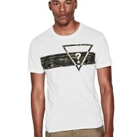 Мужская Футболка (Pekah Camo-Print Logo Tee) 4523-01 Pure Белый