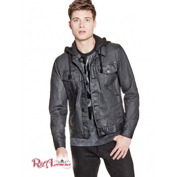 Чоловіча Куртка (Rakim Denim Jacket) 4993-01 Чорна Мийка