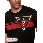 Мужская Футболка GUESS Factory (Pekah Logo Tee) 4524-01 Реактивний Черный