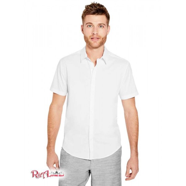 Мужская Рубашка GUESS Factory (Darrow Slim Short-Sleeve Shirt) 29904-01 Pure Белый