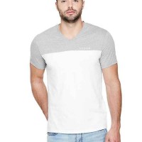Чоловіча Футболка (Ganton Marled V-Neck Tee) 12865-01 Pure Білий Мульті