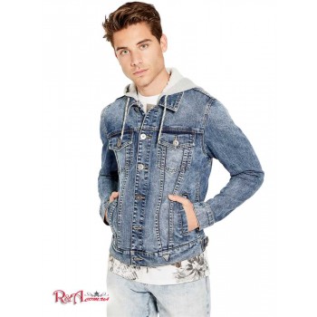Чоловіча Куртка (Harold Hooded Denim Jacket) 29835-01 Medium WПопелясто-Сірий