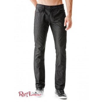 Чоловічі Джинси (Harlem Ultra-Slim Zip Jeans) 4995-01 Чорний WПопелясто-Сірий 30" Inseam