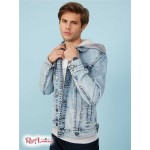 Чоловіча Куртка GUESS Factory (Harold Hooded Denim Jacket) 29836-01 Світлий WПопелясто-Сірий