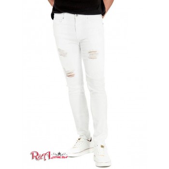 Чоловічі Джинси (Avalon Distressed Modern Skinny Jeans) 7377-01 Білий