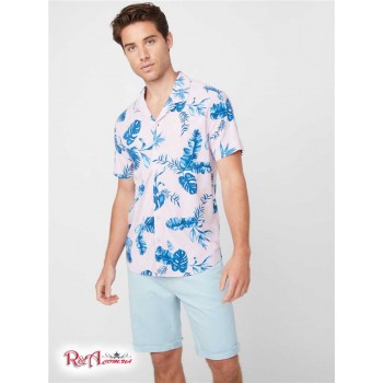 Чоловіча Сорочка (Jaro Tropic Print Shirt) 29568-01 Світло-Рожевий