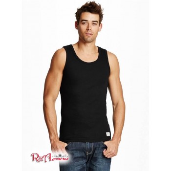 Чоловічий Танк (Bradford Rib Tank) 1479-01 Реактивний Чорний