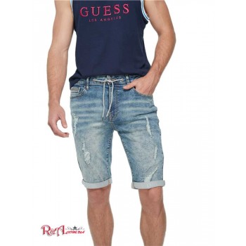 Чоловічі Шорти (Lannister Drawstring Denim Shorts) 29929-01 Середній Прання