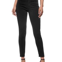Женские Джинсы (Nova Super High-Rise Curvy Skinny Jeans) 12950-01 Черный WПепельно-Серый