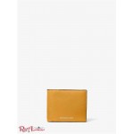 Мужской Бумажник MICHAEL KORS (Cooper Pebbled Leather Billfold Wallet With Passcase) 61421-05 Mariзолотой