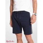 Мужские Шорты MICHAEL KORS (Logo Tape Cotton Blend Shorts) 61021-05 Midnight