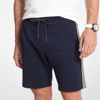 Чоловічі Шорти (Logo Tape Cotton Blend Shorts) 61021-05 Midnight