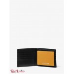 Мужской Бумажник MICHAEL KORS (Cooper Pebbled Leather Billfold Wallet With Passcase) 61421-05 Mariзолотой