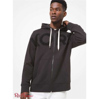 Чоловіче Худі (KORS Cotton Zip-Up Hoodie) 61041-05 чорний