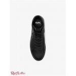 Мужские Сникерсы MICHAEL KORS (Keating Pebbled Leather High-Top Sneaker) 65252-05 черный