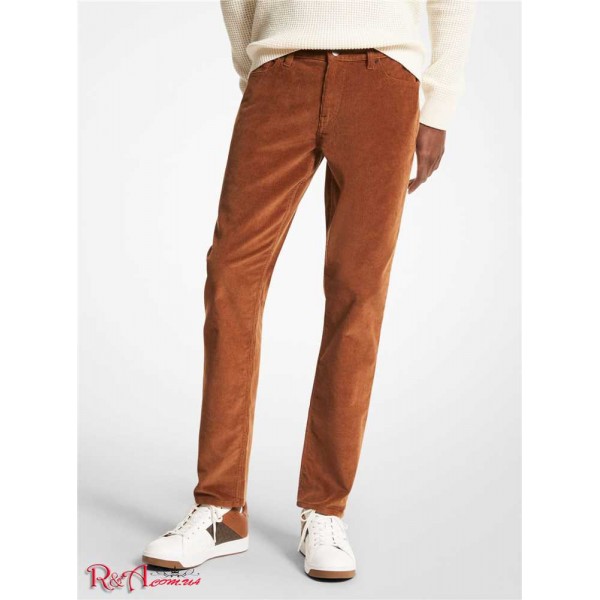 Мужские Штаны MICHAEL KORS (Corduroy Pants) 65103-05 Карамель