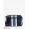 Чоловіча Сумка Камера (Hudson Pebbled Leather and Logo Stripe Camera Bag) 65394-05 Військово-Морський