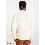 Мужской Свитер MICHAEL KORS (Waffle Knit Sweater) 61055-05 Bone