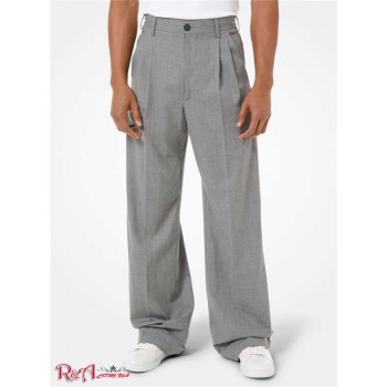 Чоловічі Штани (Stretch Wool Pleated Trousers) 48645-05 банкір сірий