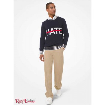 Чоловічий Светр (Love Only Cashmere Intarsia Sweater) 48617-05 опівночі