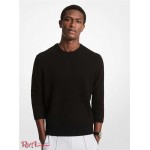 Мужской Свитер MICHAEL KORS (Waffle Knit Sweater) 61057-05 Черный